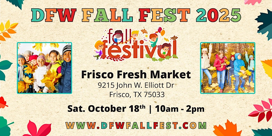 DFW Fall Fest 2025 | Free Family Festival in Frisco TX